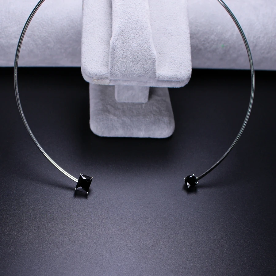 Натуральный колье-чокер Newranos для женщин из природного камня Pedra в стиле Bijou модных украшений CFX002.