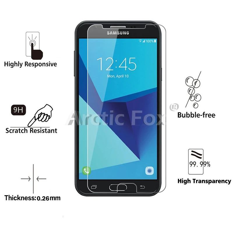 2.5D 0 26 мм 9H Премиум Закаленное стекло для Samsung Galaxy J3 J5 J7 2017 года Версия защитная