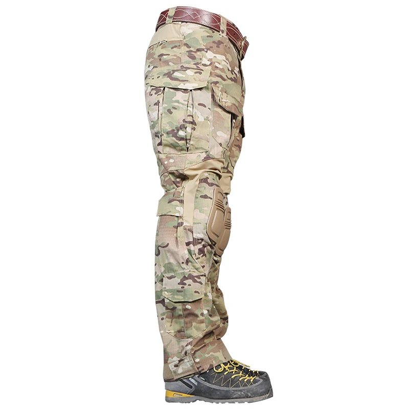 Мужские тактические армейские штаны Bdu G3 Bdu Military армейские штаны с накладками Мультикам MCBK синий охотничий камуфляж