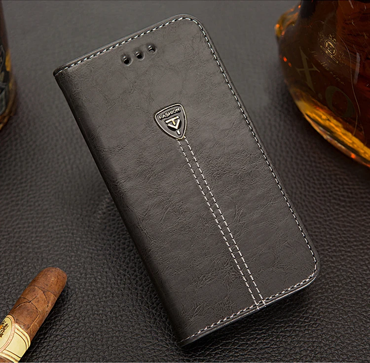AMMYKI Fashion Built-in No smel Luxury flip leather quality Mobile phone back cover case 5.5ɿor cubot nova | Мобильные телефоны