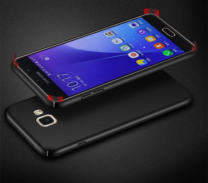 Чехол для samsung Galaxy A7 2016 Люксовый жесткий с узором Мороз щит задняя крышка A710 A710F