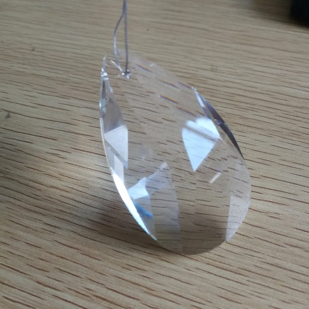 

192units 50mm Tear Shape K9 Crystal Glass Chandelier Pendant Crystal Glass Prism Drop Hanging Decoration Suncatchers For Sale