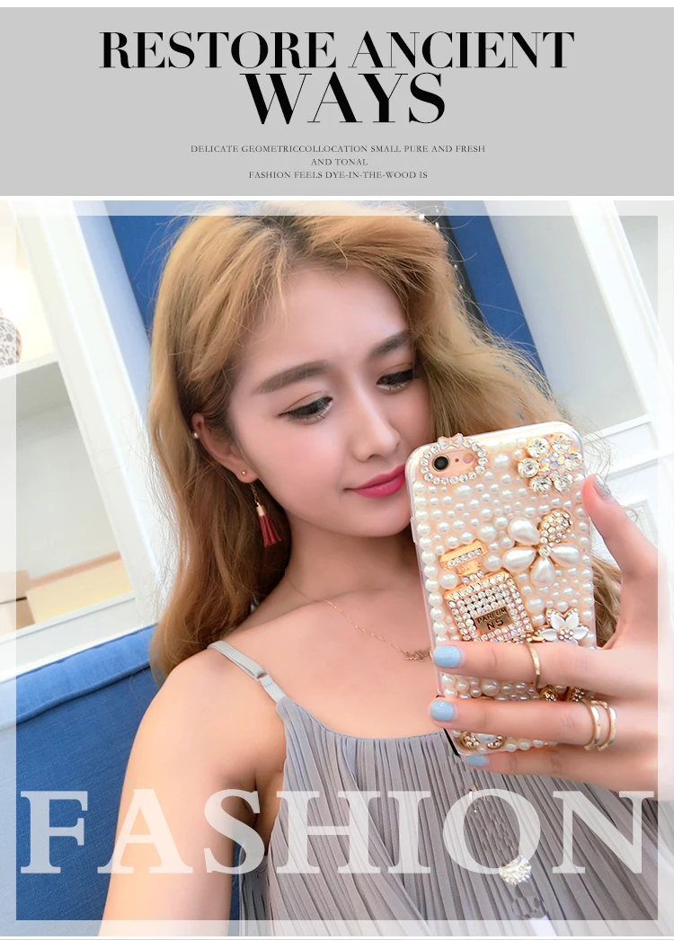 Мягкий чехол для телефона iphone X 8 7 6 6s plus красивый горный хрусталь Алмазный Жемчуг