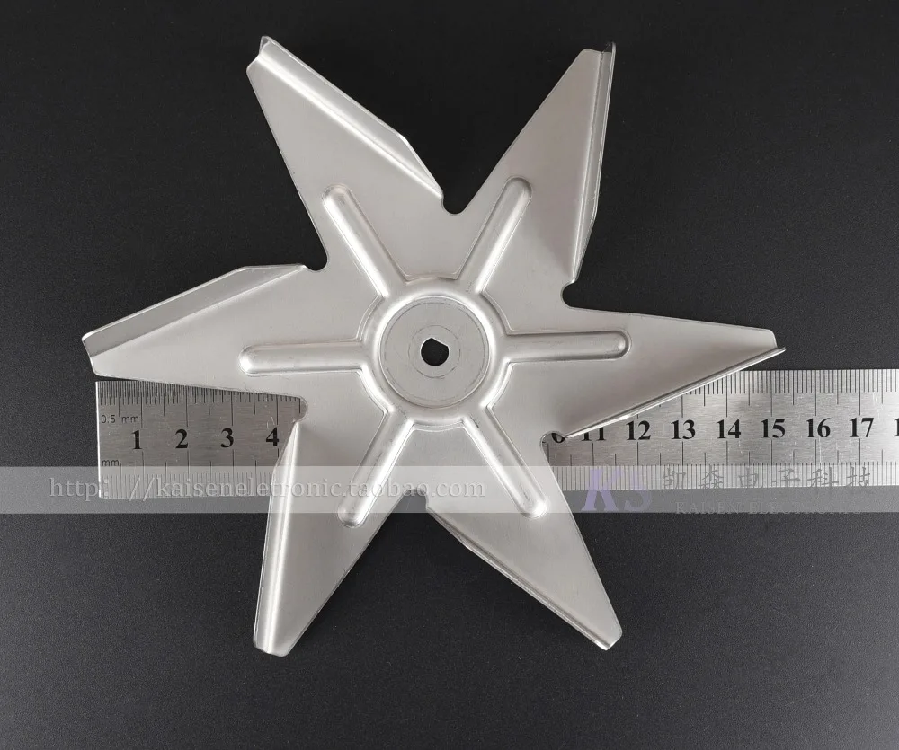 Двухкомпонентный высокотемпературный вентилятор диаметр 150 мм шестилистный 300