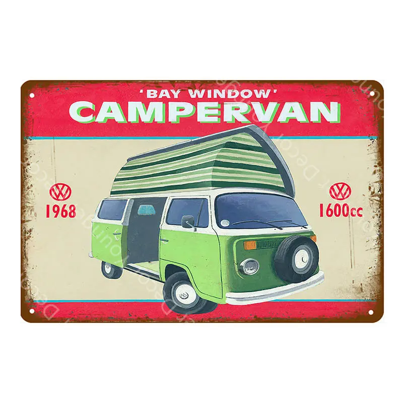 YD2685H Vintage Home Decor Classic Car Bus Truck Campervan Metal Signs Painting Art Poster Garage Pub Bar Plate Wall Plaque YH046 - Цвет: YD2685H