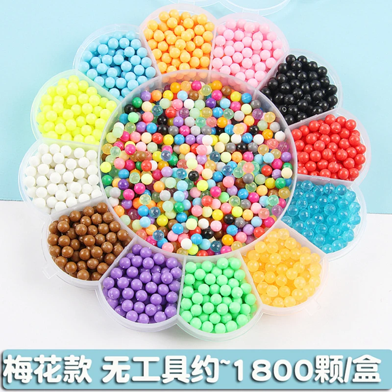 6000 шт аквабисер DIY Магия Аква-бусины формы в виде животного рукой решений 3D головоломки для детей развивающие Аква-бусины игрушки для детей заклинание пополнить