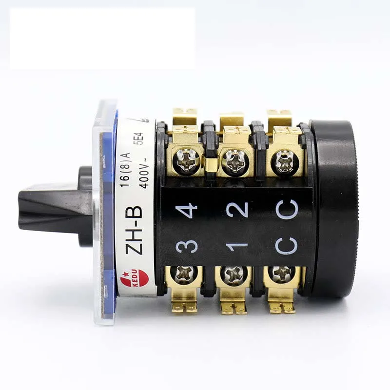 KEDU ZH-B 250/400V 16(8) A вкл.-ВЫКЛ.-ВКЛ. Универсальные переключатели переключатель переключения для управления двигателем обратного хода
