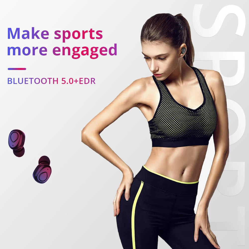 Беспроводные наушники Defeway Ture Bluetooth 5 0 EDR TWS Спортивная гарнитура с микрофоном X18S