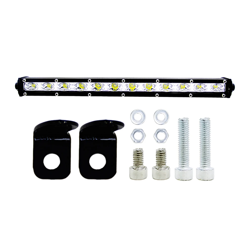 

New 60W 9~36V 13'' LED Work Light Bar Spotlight Flood Lamp Driving Fog Offroad LED Work Car Light for Off-road Cars Trucks