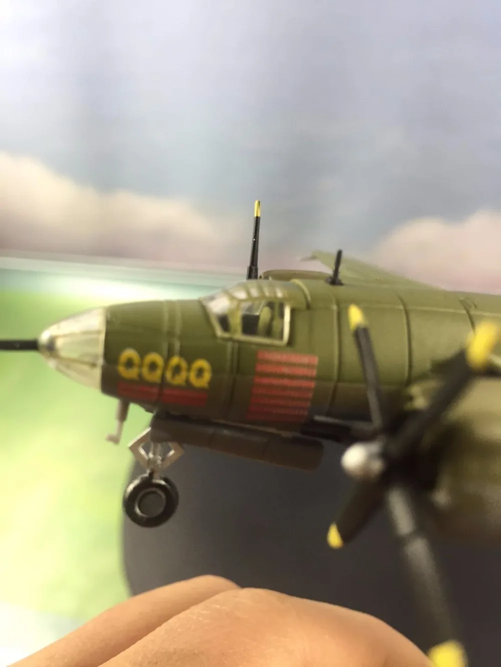 Сплав моделирование B-26B Мародер Бомбер, Коллекционная модель сплава игрушки самолет, Diecasts Самолеты игрушки