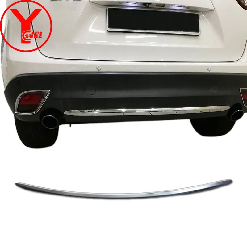 Хромированные задние бамперы для mazda cx5 2013 2014 2015 2016 аксессуары стайлинга