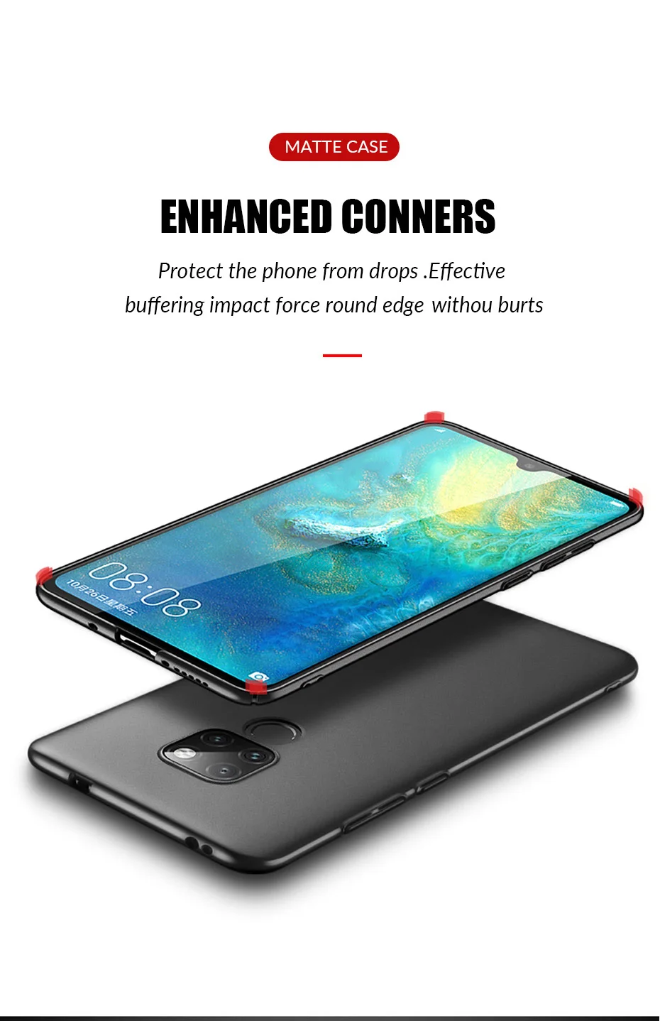 Чехол для телефона huawei mate 30 Pro 20 Lite чехол тонкий матовый ПК Жесткий Чехол для huawei mate 30 Pro чехол mate 20 Lite 20X5G чехол s