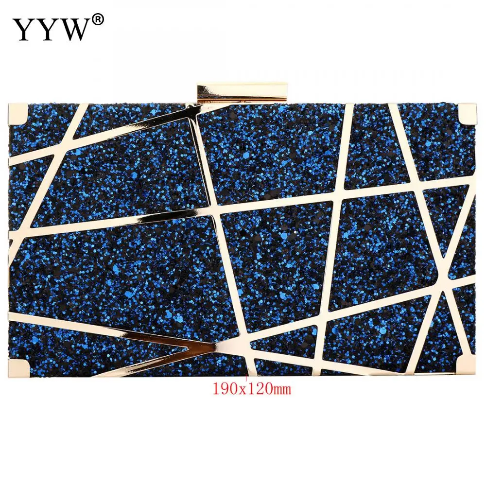 Золотая акриловая Сетчатая Сумка с блестками на цепочке дизайнерская женская