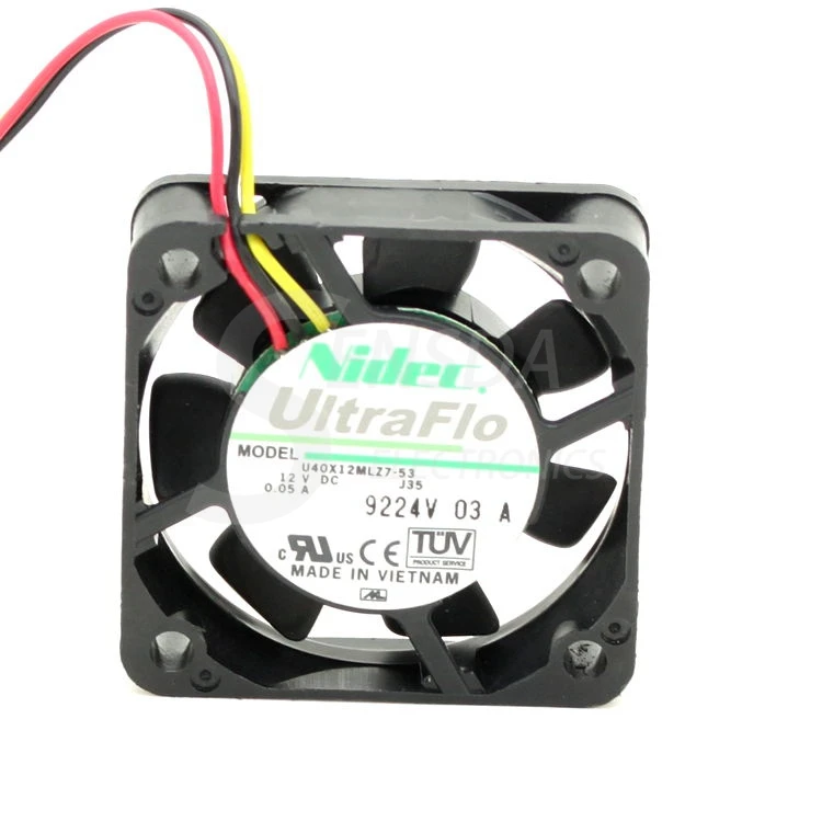 Серверный вентилятор для Nidec U40X12MLZ7 53 4 см 40*40*10 мм 4010 12 в пост. Тока 0 .05A|server fan|fan 40104010