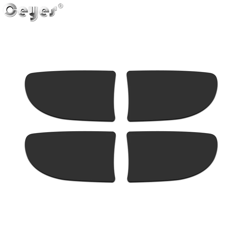 Black 4pcs Ceyes, автомобильный Стайлинг, авто аксессуары, автомобильная дверная чаша, ручка, накладка, внутренние наклейки, чехол для Toyota Corolla, 4 шт - Название цвета: Black 4pcs