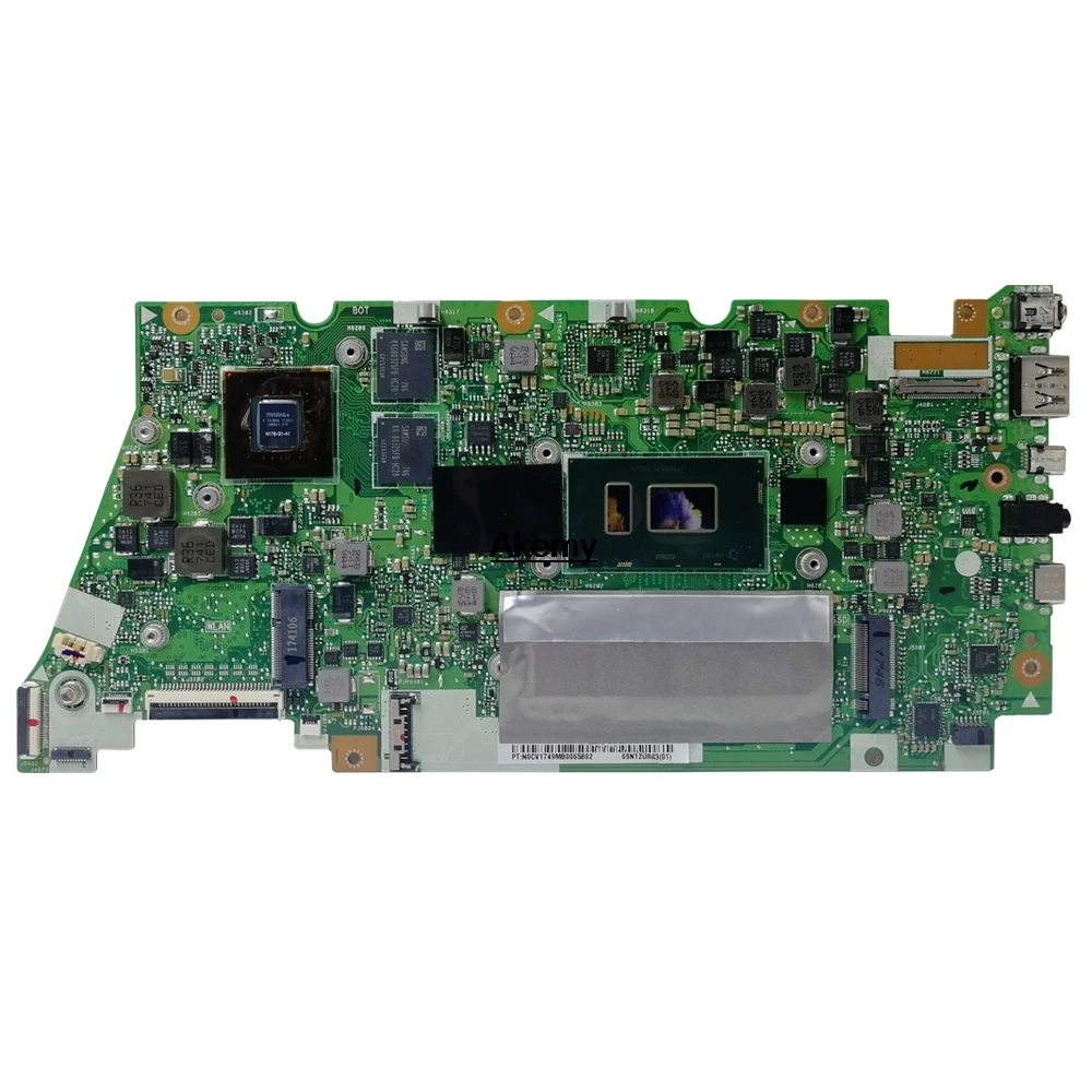 Материнская плата для ноутбука For Asus UX430UN UX430UQ UX430UQK UX430UA UX430UAR UX430U 4G 8G RAM I5 7200U I7 7500U (V2G)