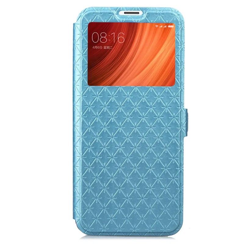 blue Xiomi Redmi 5A чехол с окошком для просмотра кожаный флип-чехол для Xiaomi Redmi 5A чехол Ультратонкий чехол для телефона Xiomi Redmi A5 Coque Funda - Цвет: blue