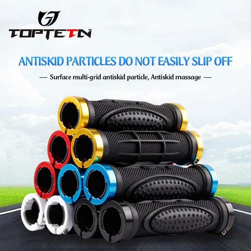 TOPTETN ouble Lock на горном велосипеде велосипедная ручка противоскользящие ручки