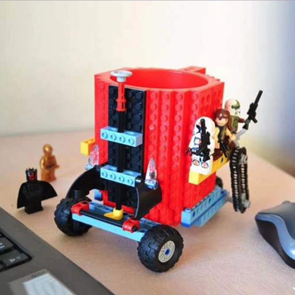 Творческий Кофе кружка на основе кирпичной Тип строительные блоки чашка