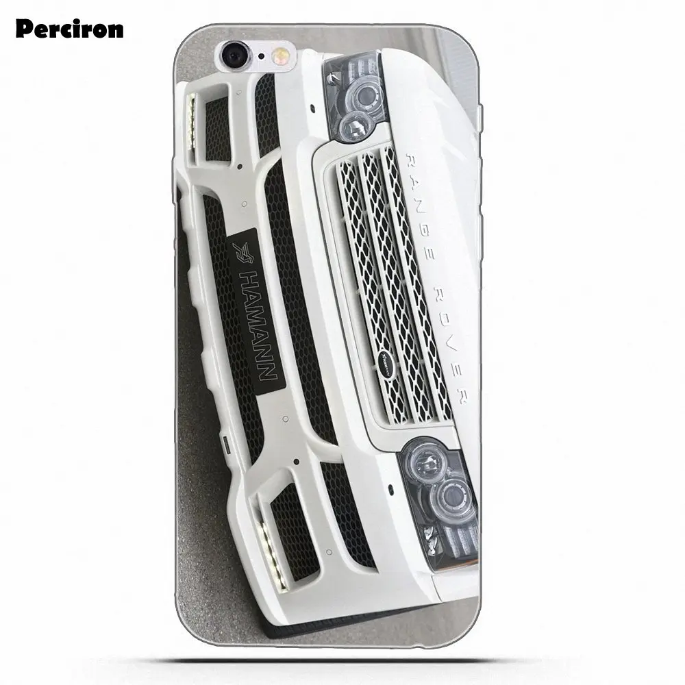 as picture Для белого Range Rover Grill Cool Car для iPhone X 4 4S 5 5C SE 6 6 S 7 8 Plus Galaxy S5 S6 S7 S8 Grand Core II Prime Alpha - Цвет: as picture