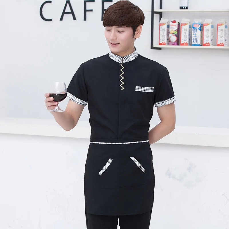 Униформа для отеля летний ресторан официант горячая Распродажа женская одежда
