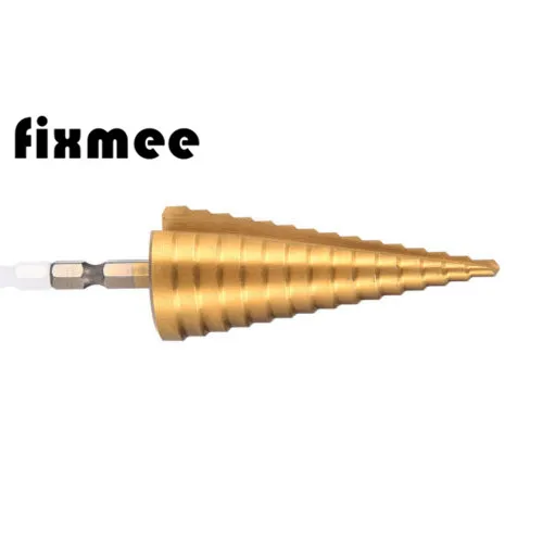 

1Pcs Titanium HSS Steel Step Drill Bit Hole Cutter Tool 4-32mm dropship