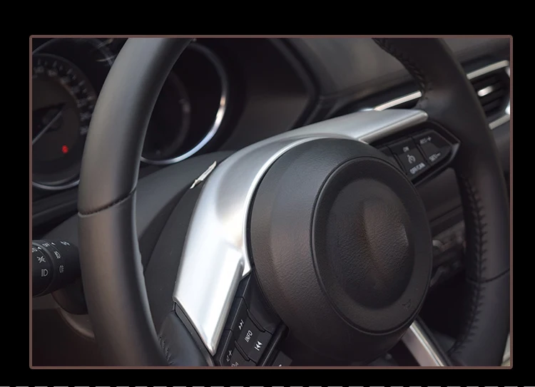 Для Mazda CX-5 CX5 2017 2018 крышка кнопки рулевого колеса внутренние отделки ABS