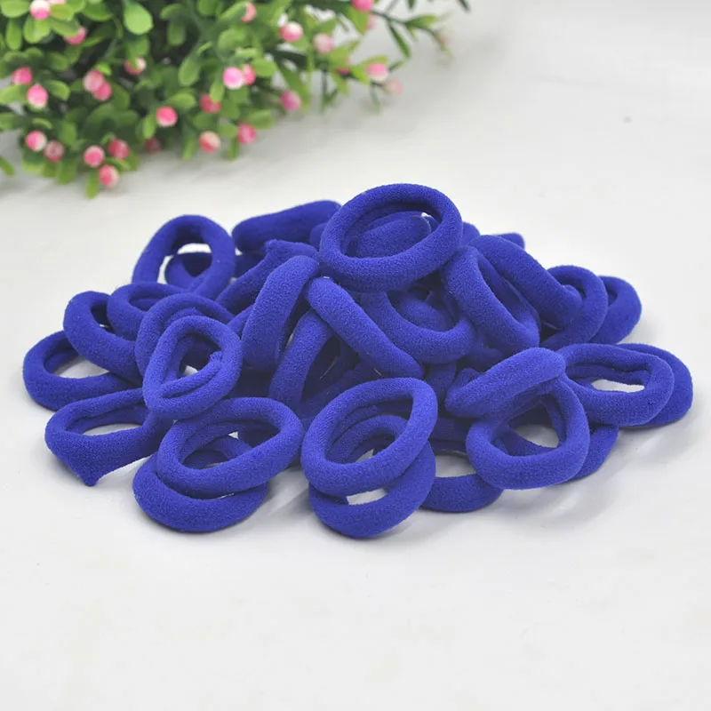Royal blue Aikelina/Новинка года; ; 50 шт./лот; Детские аксессуары для волос; галстуки на резинке; резинка для волос - Цвет: Royal blue