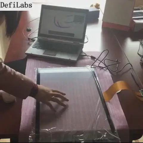 10," емкостная сенсорная панель экрана, формат 16:9 с контроллером и usb-кабелем
