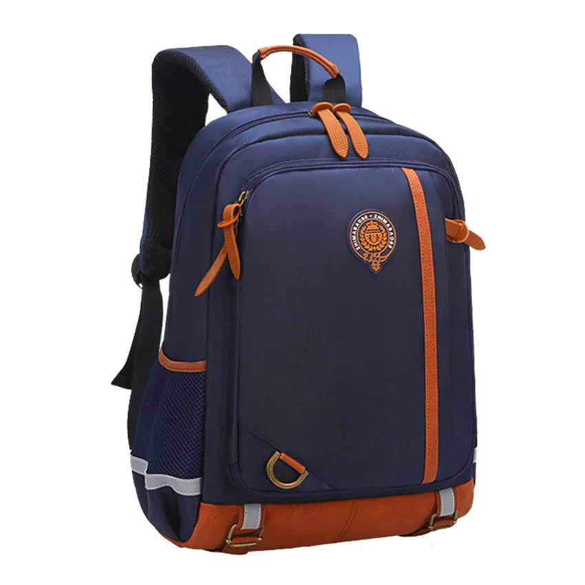 royal blue small Детские школьные сумки, ортопедический рюкзак, школьный рюкзак, водонепроницаемые нейлоновые школьные сумки для девочек и мальчиков, Детские рюкзаки, Mochila Escolar - Цвет: royal blue small