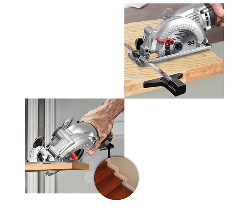 220V домашнего украшения DIY WORX компактный циркулярная цепная пила многофункциональная электрическая машина для резки Y