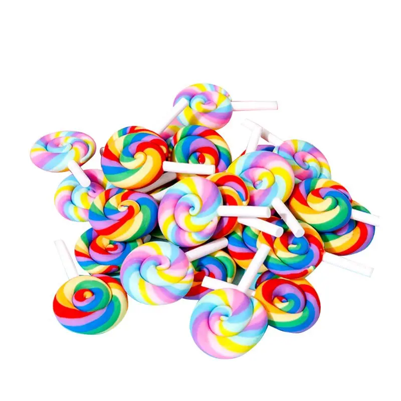 10 шт. Мини Радуга Леденец красочный Крем Сахар для студийной фотосъемки реквизит
