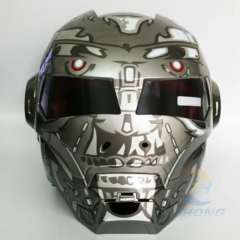 ABS Terminator MASEI IRONMAN железный человек мотошлем мотоциклетный велосипедный шлем
