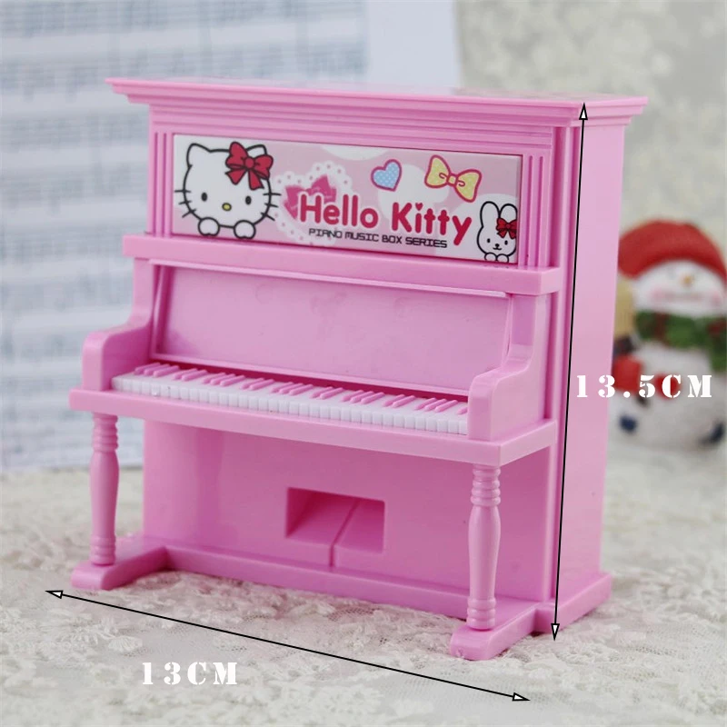 Винтажная музыкальная шкатулка для пианино в античном стиле танцев пластиковая