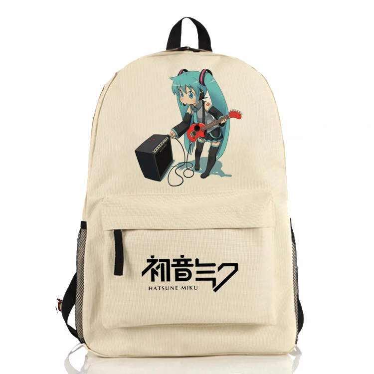 Аниме Vocaloid Hatsune Miku рюкзак для девочек сумки на плечо студенческие рюкзаки с