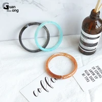 guanlong vintage resin cuff bracelet bangles for women girls fashion mix color acrylic bangles geometric charms party jewelry