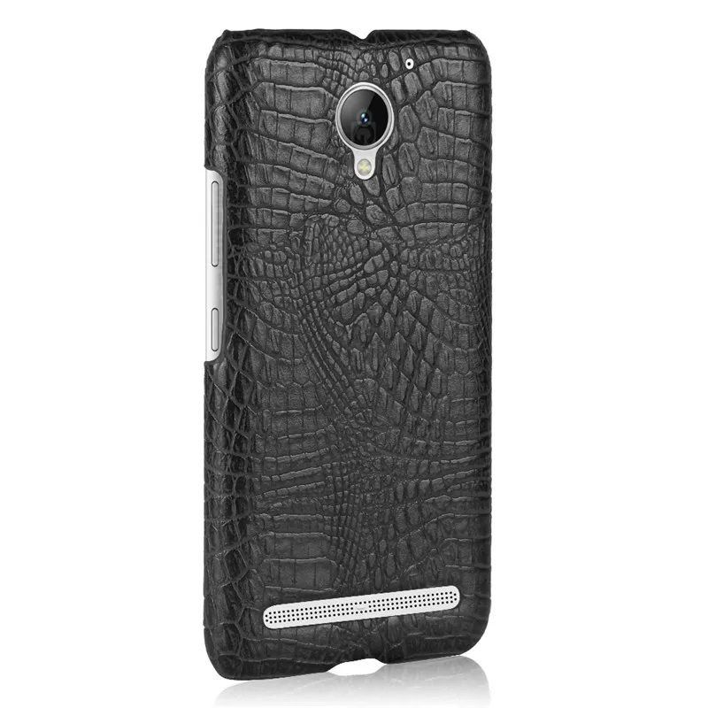 Lenovo Vibe C 2 C2 K10A40 5," чехол с узором «крокодиловая кожа» чехол из жесткого поликарбоната+ из искусственной кожи задняя крышка чехол для lenovo Vibe C2 Жесткий Чехол для мобильного телефона