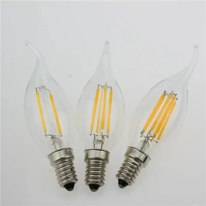 1X Новая Светодиодная лампа E14 4 Вт 6 9 LED E12 AC110V 220 В диммируемая COB накаливания
