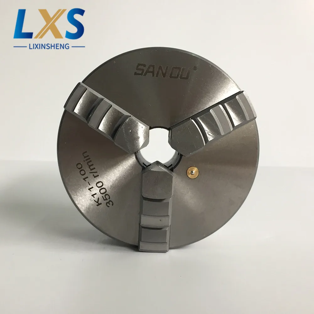 SANOU K11 100 руководство 4 дюймов 3 челюсти закаленной стали самоцентрирующийся
