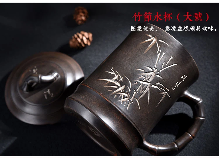 Guangxi Qinzhou Ni Xing Tao кружка с комплект крышек, керамические кружки для дома, чашки для воды с большой емкостью, посуда для напитков, винтажная кофейная чашка