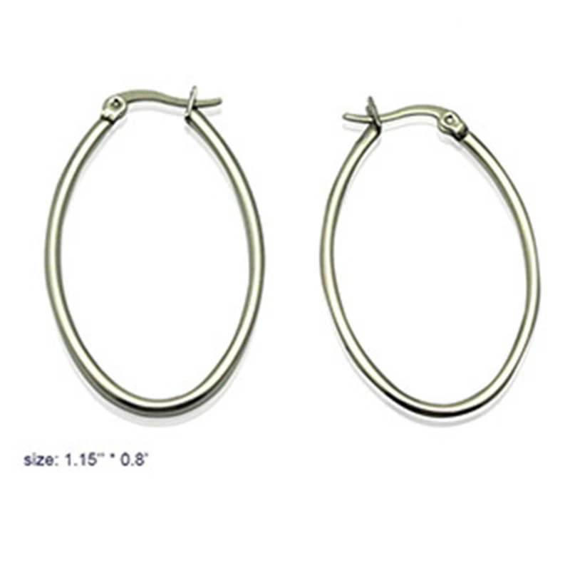 Модные женские серьги кольца из нержавеющей стали 316l африканские Ювелирные