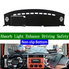 Для Toyota FJ Cruiser 2007 2008 2009-2012 2013 нескользящая Нижняя крышка приборной панели автомобильные наклейки аксессуары для интерьера автомобиля