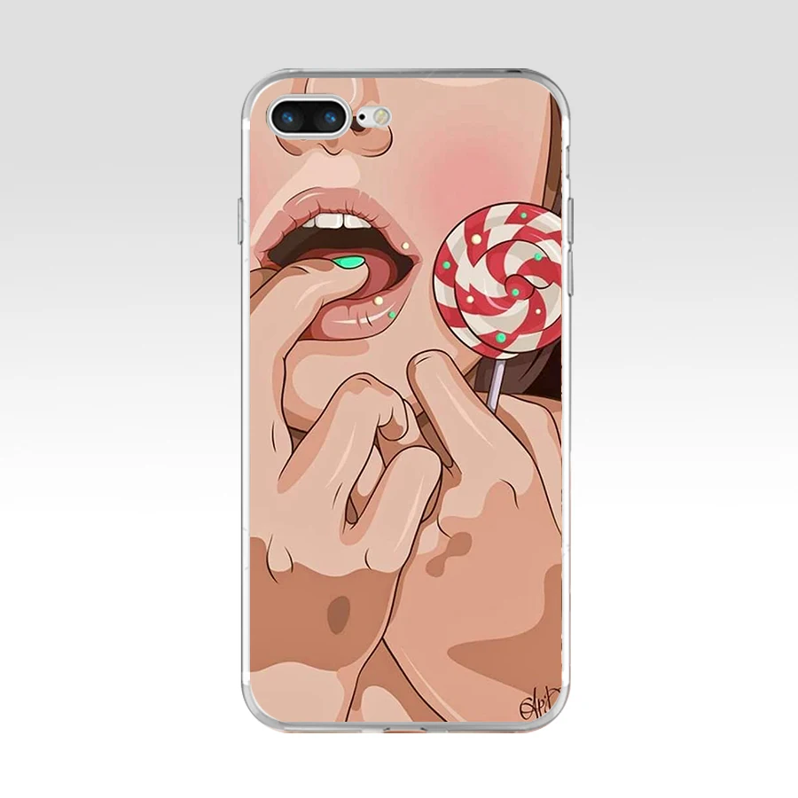 Мягкий силиконовый чехол из ТПУ для Apple iPhone 6 6s 7 8 plus | Мобильные телефоны и