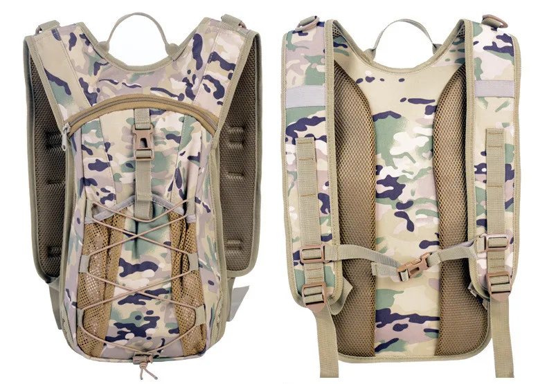 Сумка Molle, тактический военный походный велосипедный рюкзак, 16Л, для спорта на открытом воздухе, велоспорта, альпинизма, кемпинга, Армейская, 3л, сумка для воды