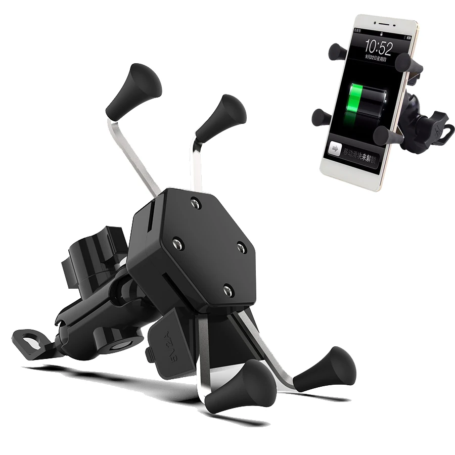 Универсальный мотоциклетный держатель для телефона заряжаемый мобильный
