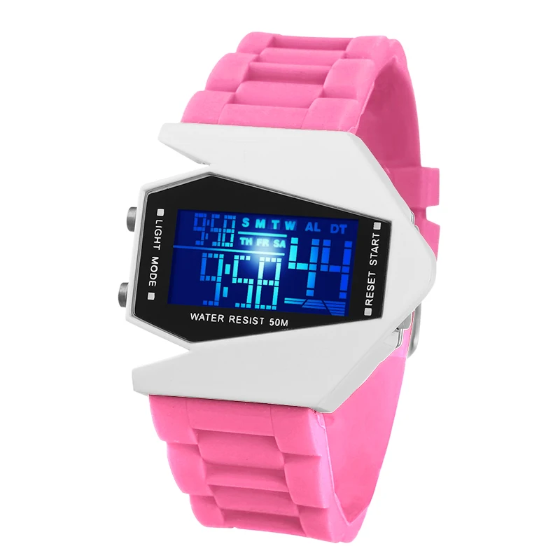 Горячая Распродажа бренд Addies в форме самолета детский светодиодный цифровые