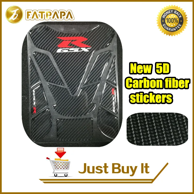 Новый мотоцикл 3D углеродное волокно Танк рыбья кость украшения наклейки