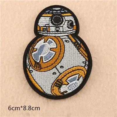 Iron on patch Имперский 501-й солдат Штурмовик Легион нашивки джедаи Rebel Alliance ПВХ вышитые тактические нашивки Значки для одежды сумки - Цвет: Iron on patch