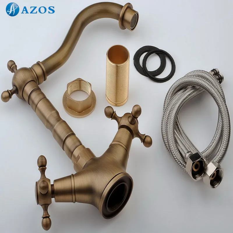 Смесители для кухонной раковины винтажный поворотный шланг сосуда спрей с одной