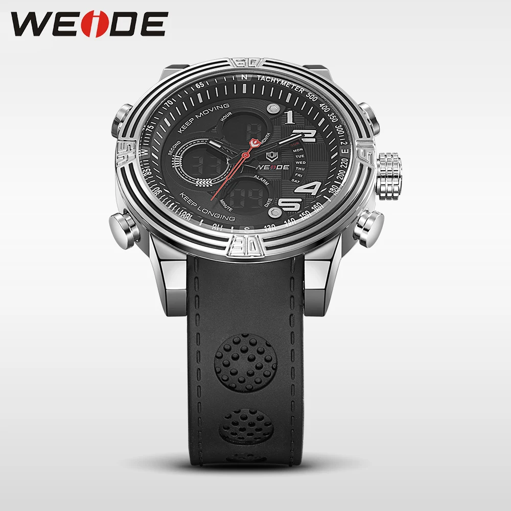 WEIDE 2017 новые кварцевые повседневные часы в стиле милитари несколько часовых